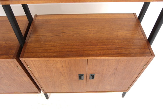 Image 1 of Bibliothèque Scandinave "Double" en Teck, Suède, 1950