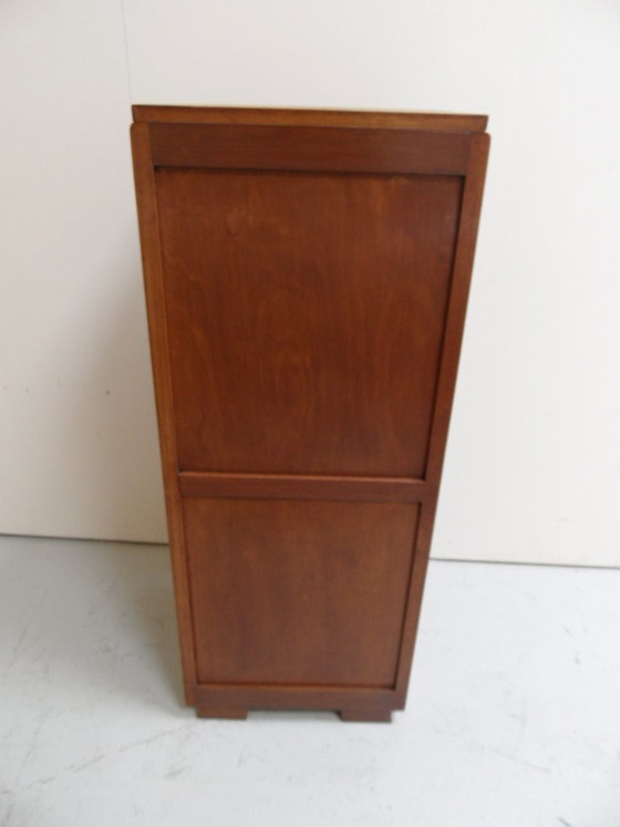 Image 1 of Vintage roller shutter cabinet with drawers
