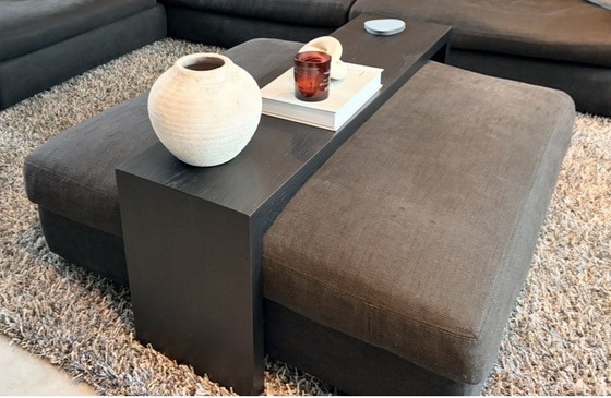 Image 1 of Canapé d'angle Minotti Hamilton noir/marron