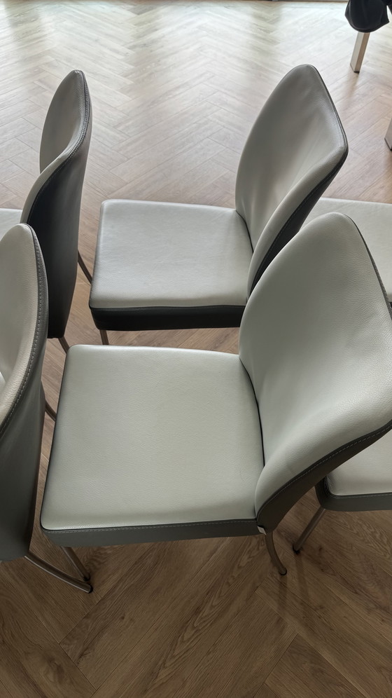 Image 1 of 10x leather chair for dining table