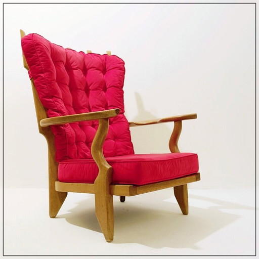 Fauteuil « Grand Repos » de Guillerme & Chambron pour Votre Maison - Années 1960