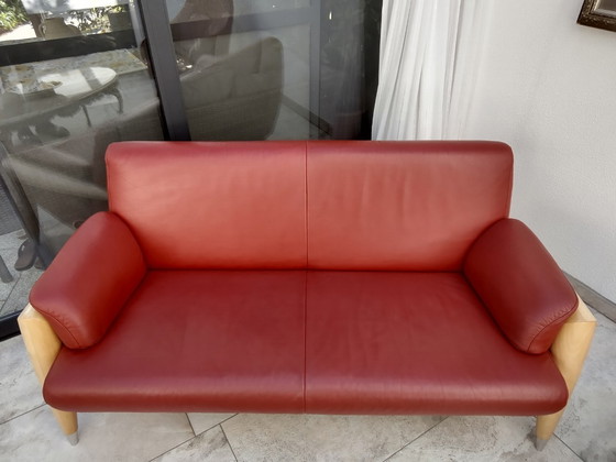 Image 1 of Sitting Vision De Toekomst Bank + Fauteuil rood