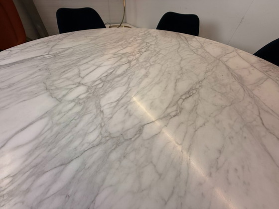Image 1 of Table de salle à manger en marbre Eero Saarinen Knoll, années 1960