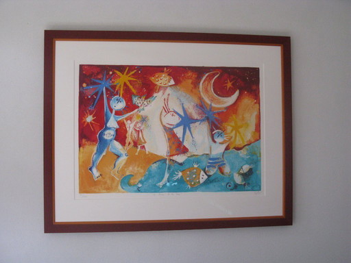 Screen printing Angeles Nieto