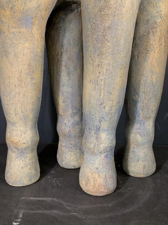Sculptures Licorne Cheval en Terre Cuite par Katarzyna Nowak – Ceramic, Hedendaags (photo 7 of 8)