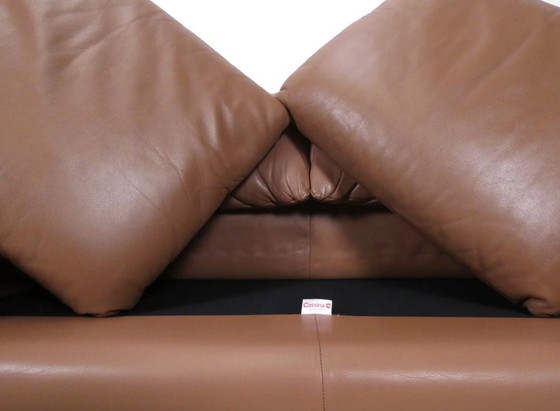 Image 1 of Cassina Maralunga 2 posti in pelle color mocca