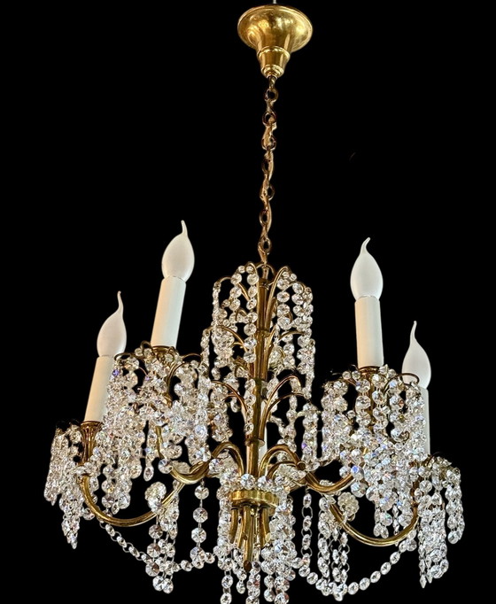 Image 1 of Splendida corona Swarovski di metà secolo Lucbter