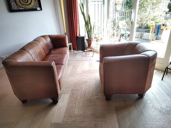 Canapé de Josef Hoffmann, Palais Stoclet – Canapés 3 places, Leather (photo 4 of 6)