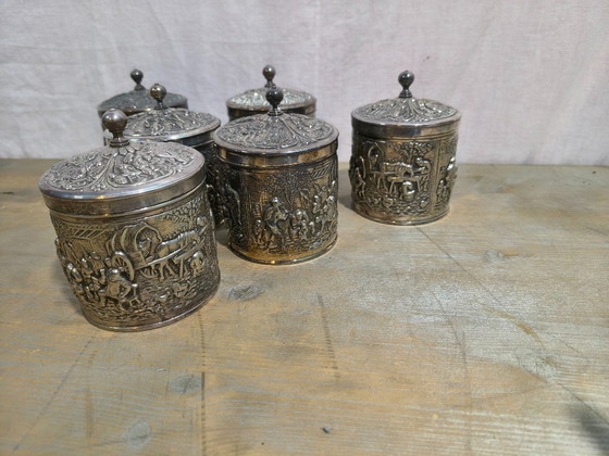 Image 1 of Douwe Egberts  Suiker en koffie bewaar blikjes 