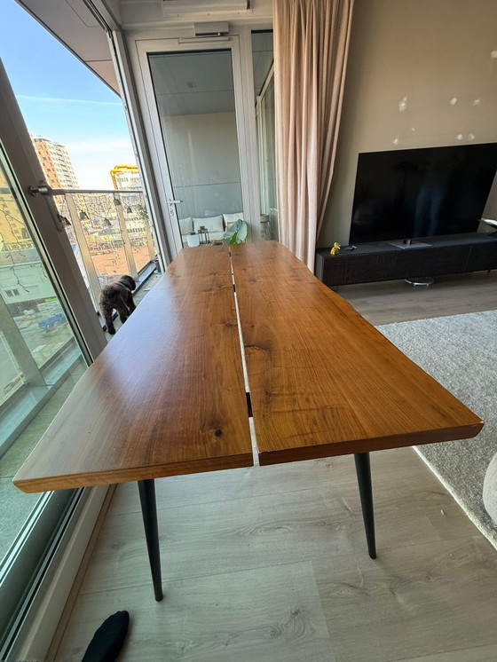 Image 1 of Westwing dining table walnut look - mid-century style