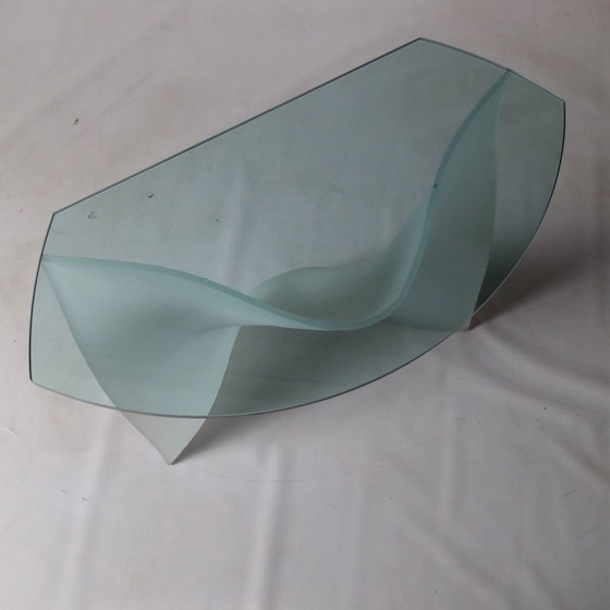 Image 1 of Glazen consoletafel uit de jaren 2000