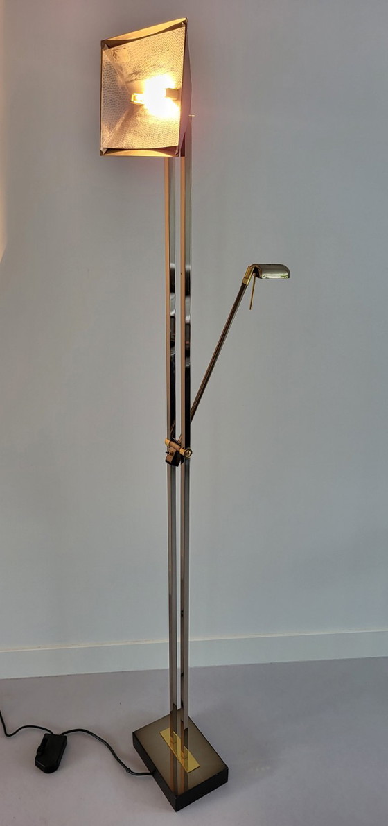 Image 1 of Lampada da terra Deknudt, design Willy Rizzo, Belgio, anni '70