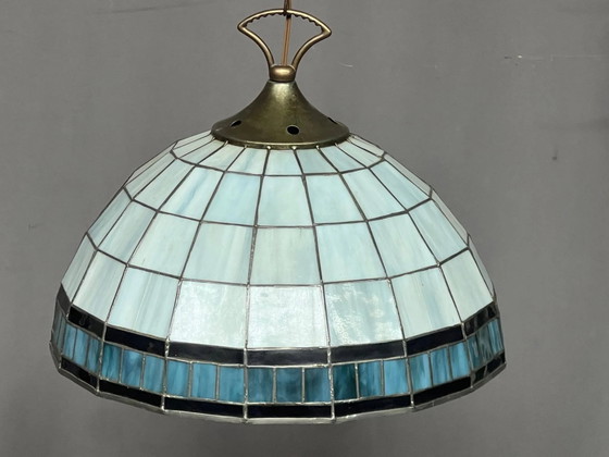 Lampada a sospensione in stile Tiffany. – Lampadari, Crystal, Glass, Art Nouveau (photo 3 of 6)