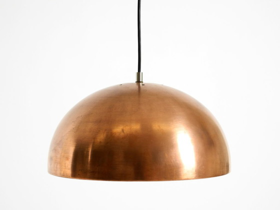 Image 1 of Bellissima lampada a sospensione originale italiana in stile Mid-Century Modern in rame