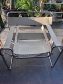 Fauteuil design vintage – chromé