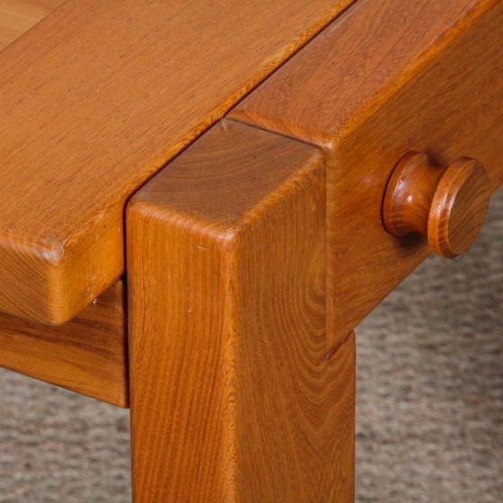 Image 1 of Table de Repas en Orme Massif pour Maison Regain, 1980