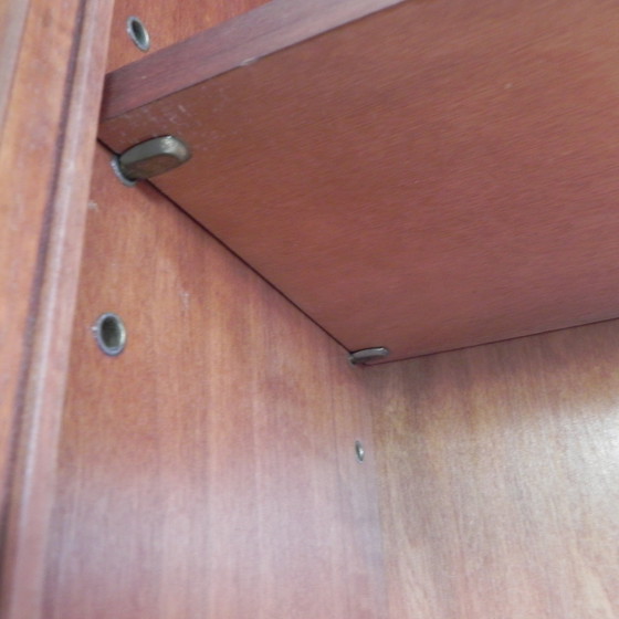 Image 1 of Vetrina con 4 ante scorrevoli in vetro, Musterring, anni '60