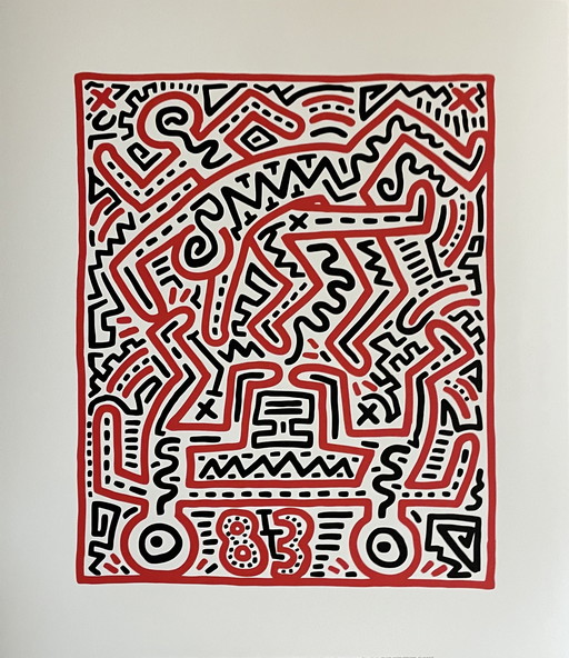 Keith Haring After (1958-1990), Fun Gallery Exibition, 1983, Copyright Keith Haring Foundation, Licensed By Artestar New York.  