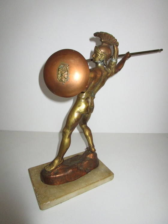 Image 1 of Beeldhouwwerk "Griekse krijger"