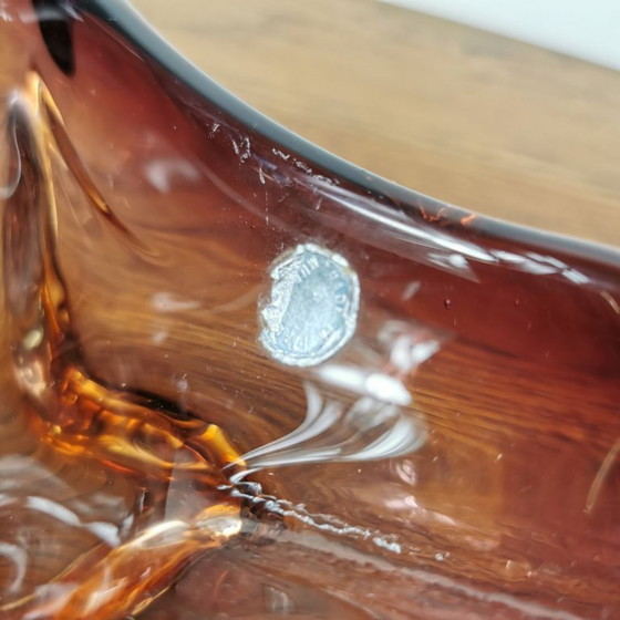 Image 1 of Vintage glass bowl, ashtray. Murano glass 007