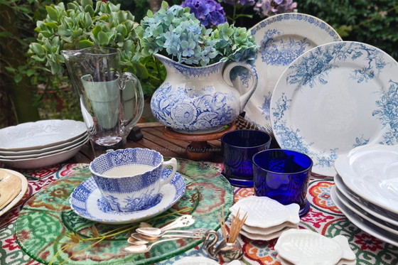 Image 1 of 1x HAMAGE NORD (St Amand) French ironstone water pitcher 