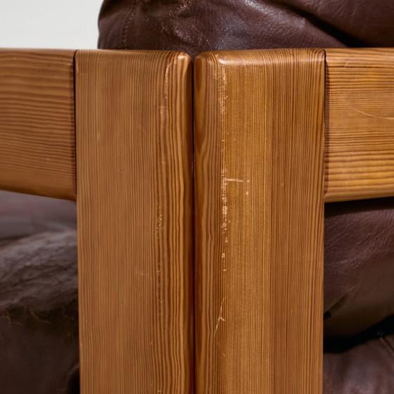 Image 1 of MK8962 Leren bankstel, set van 5