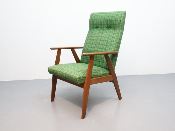 Image 1 of Vintage Armchair Teak Green