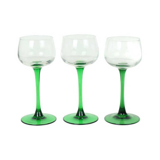 Image 1 of Vintage Set van 6 Luminarc Wijnglazen 