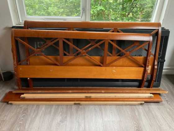 Image 1 of Grange consulat C1 cherry wood double bed