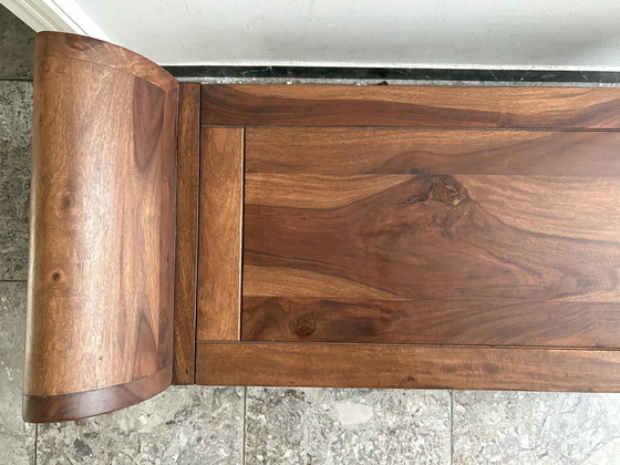 Image 1 of Storage bench made of solid sheesham wood (2-seater)