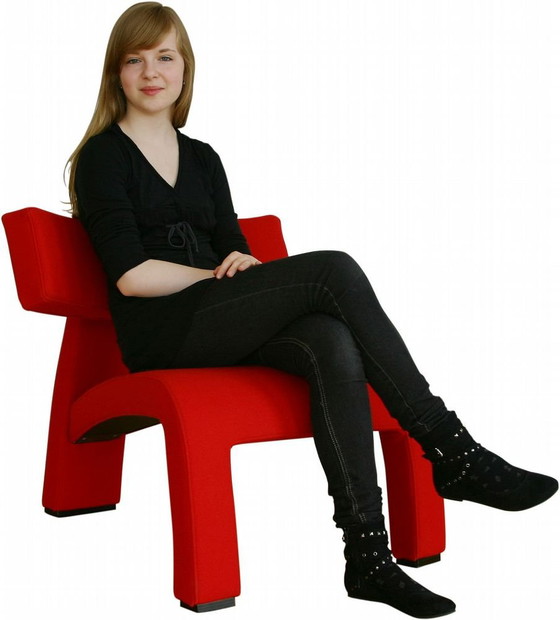 Image 1 of Der Red Devil Stuhl von Skipper Furniture