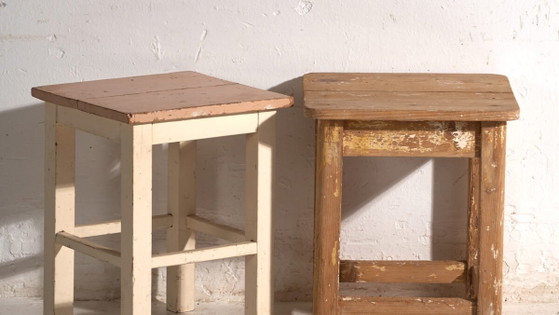 Comodini antichi in legno di pino – Europa Centrale, circa 1940 #2 – Rustic (photo 3 of 40)