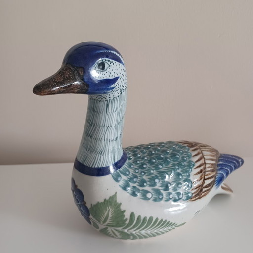 Erandi Tonala. Mexico. Vintage 1960. Hand-painted Duck.