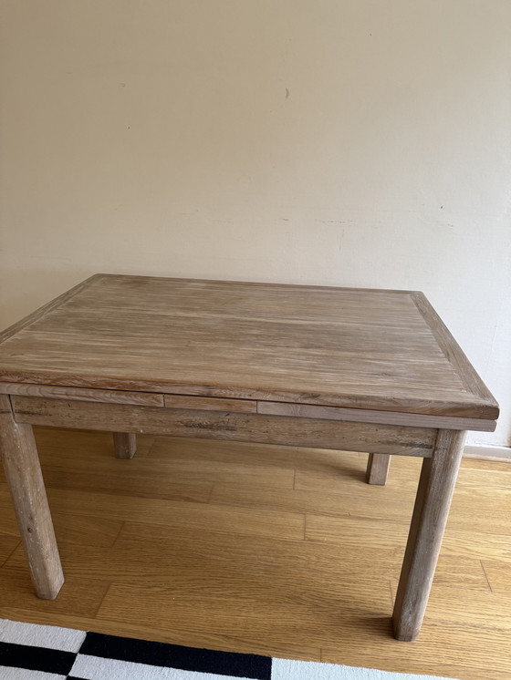 Image 1 of tavolo da pranzo in faggio massello