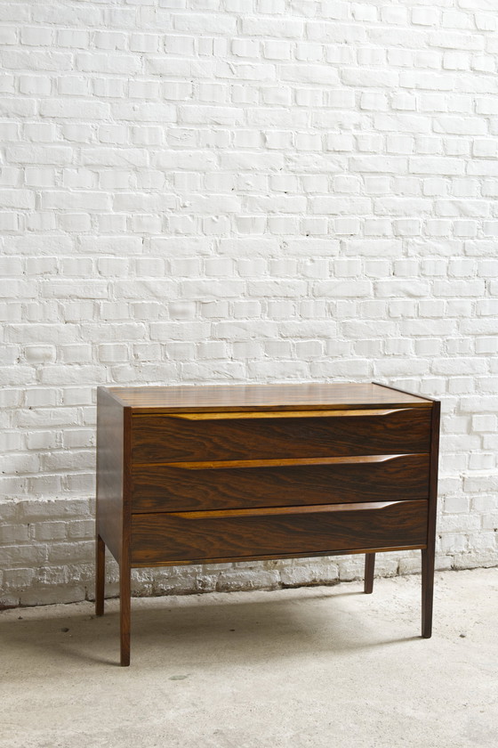 Image 1 of Rosewood Chest of Drawers, Model 34, Kai Kristiansen by Aksel Kjersgaard, 1960's