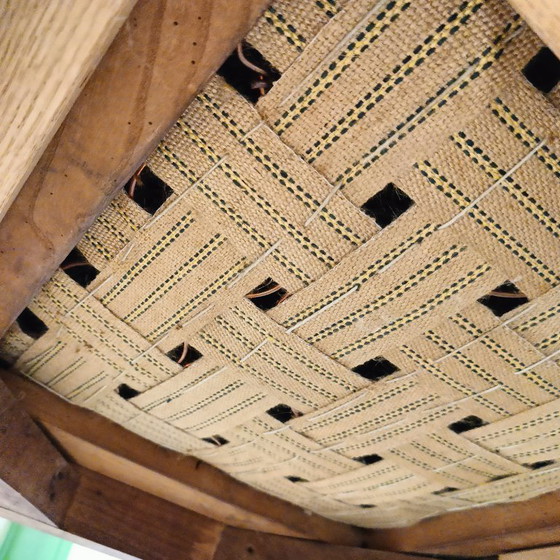 Image 1 of Sofá Biedermeier antiguo con ribete de leopardo