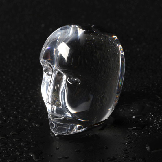 Skandinavischer Kunstglaskopf / Kristall „Brains“ Miniatur von Bertil Vallien für Kosta Boda / Schweden / (photo 13 of 13)