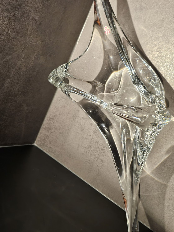 Image 1 of Artglass bowl with a hint of Manganese