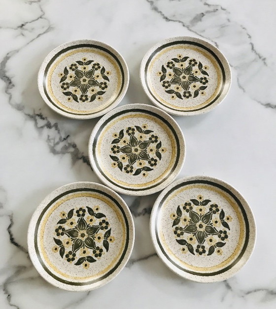 Image 1 of Vintage English Biltons dessert plates