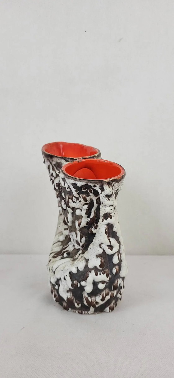 Fat Lava Vase Small Massé Morvan – Porcelain, Vintage (photo 3 of 8)