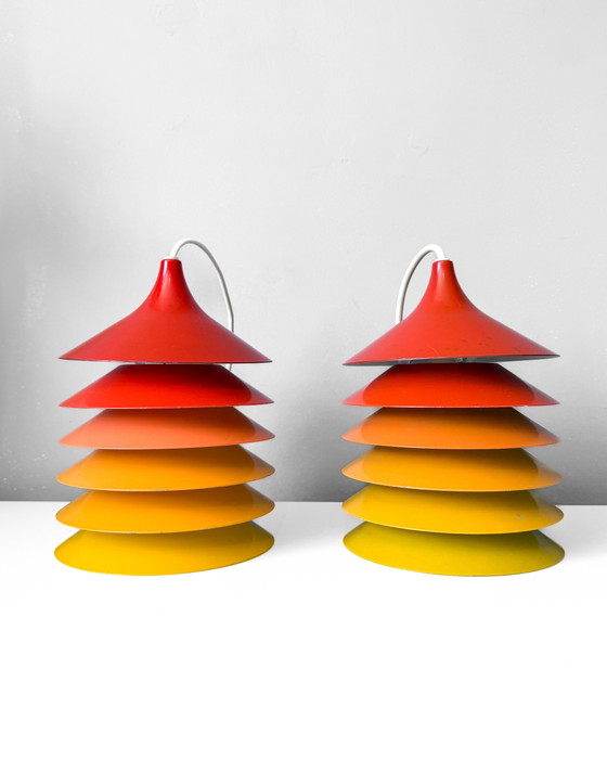 Image 1 of 2x Ikea Duett pendant lamp