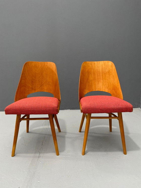 Image 1 of Pair of TON Model 514 Dining Chairs – Radomír Hofman, 1960s