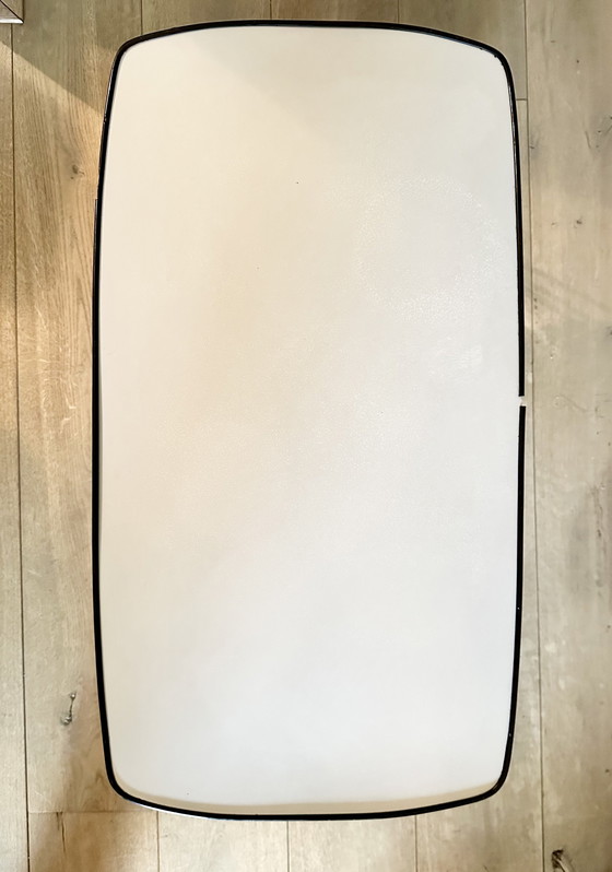 Image 1 of Retro vintage bijzettafel draadpootjes ‘50s-‘60s