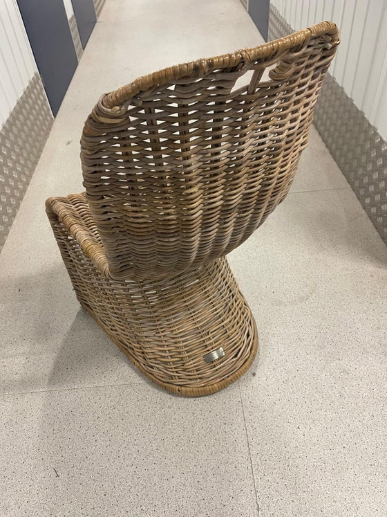 Image 1 of 4 elegant wicker dining chairs from Lifestyle