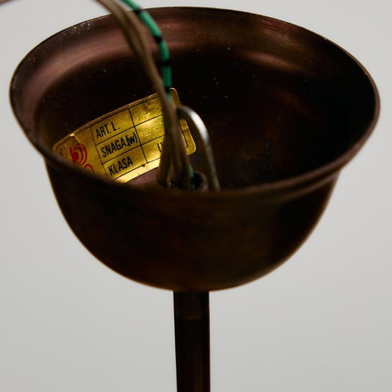 Image 1 of MK10977 Lustre en laiton et verre