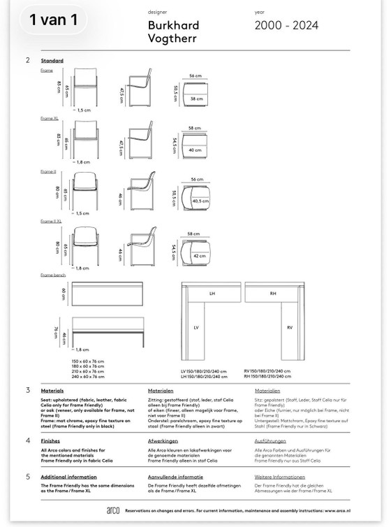 Image 1 of 6x Arco diseño eetkamerstoelen 