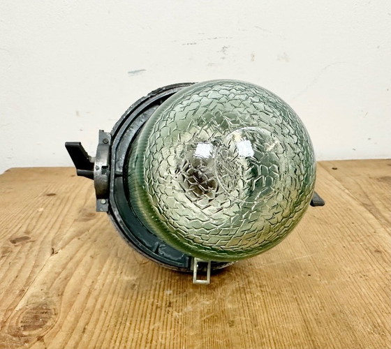 Image 1 of Lampada a sospensione sovietica industriale grigia, anni '60