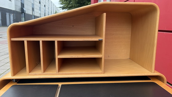 Image 1 of Stokke Scandinavisch vintage bureau met opzetkast