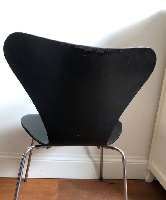 Image 1 of Fritz Hansen Butterfly chairs 4x Arne Jacobsen series 7