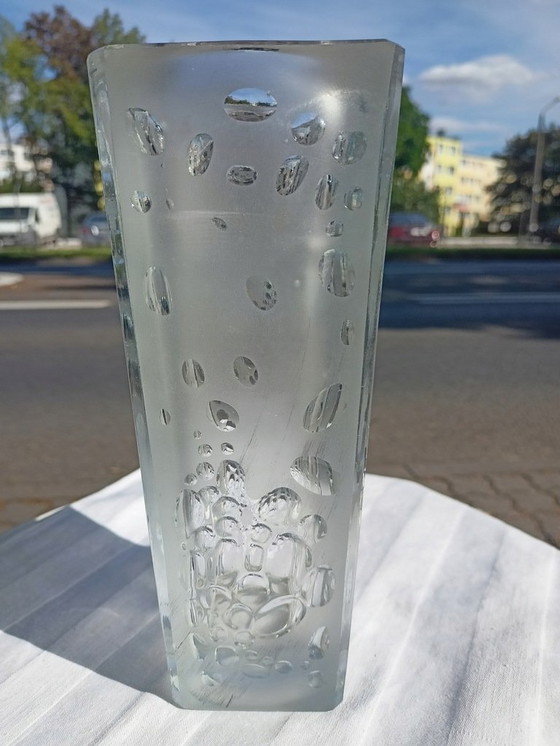 Image 1 of Vase Krople Rosy – Eryka Trzewik-Drost, Huta Szkła Ząbkowice